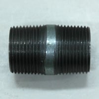 Pipe Nipple, 1" NPT, 2" Length, Galvanized Steel