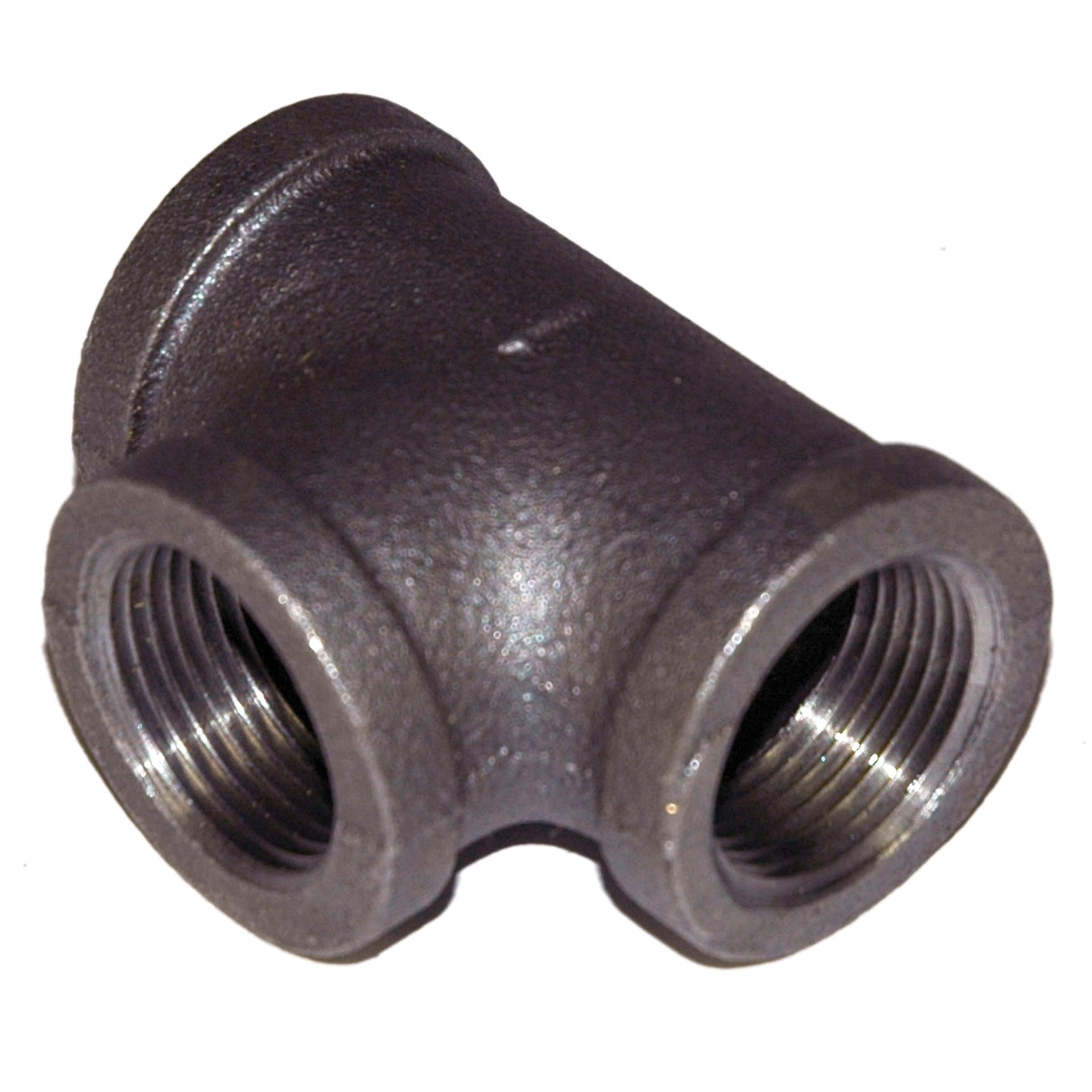 Tee, 3/4" NPT, Black Steel - Image 1