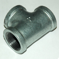 Tee, 1", Galvanized