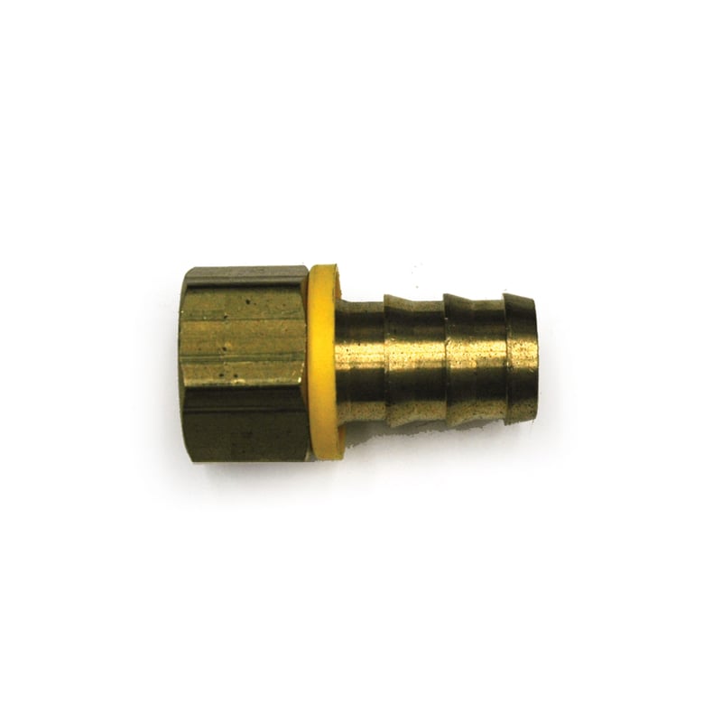 Hose Barb, 3/4" Inside Diameter Push-On, 3/4" Female NPT, Brass.