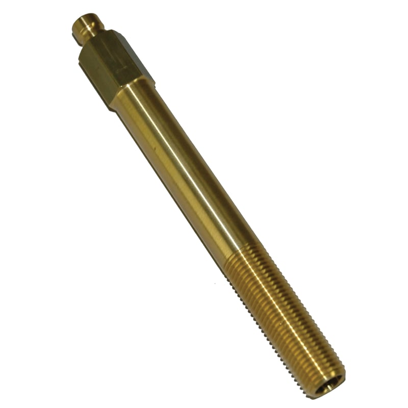 Plug, Water Extension, 200 Series, 1/4″ Passage, 5.5″ Length, 1/4″ NPT, Brass