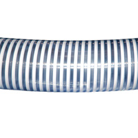 Loader Hose, 3" ID, Smooth Cover, Clear Wall, White Helix Reinforced PVC & Seamless Smooth Bore