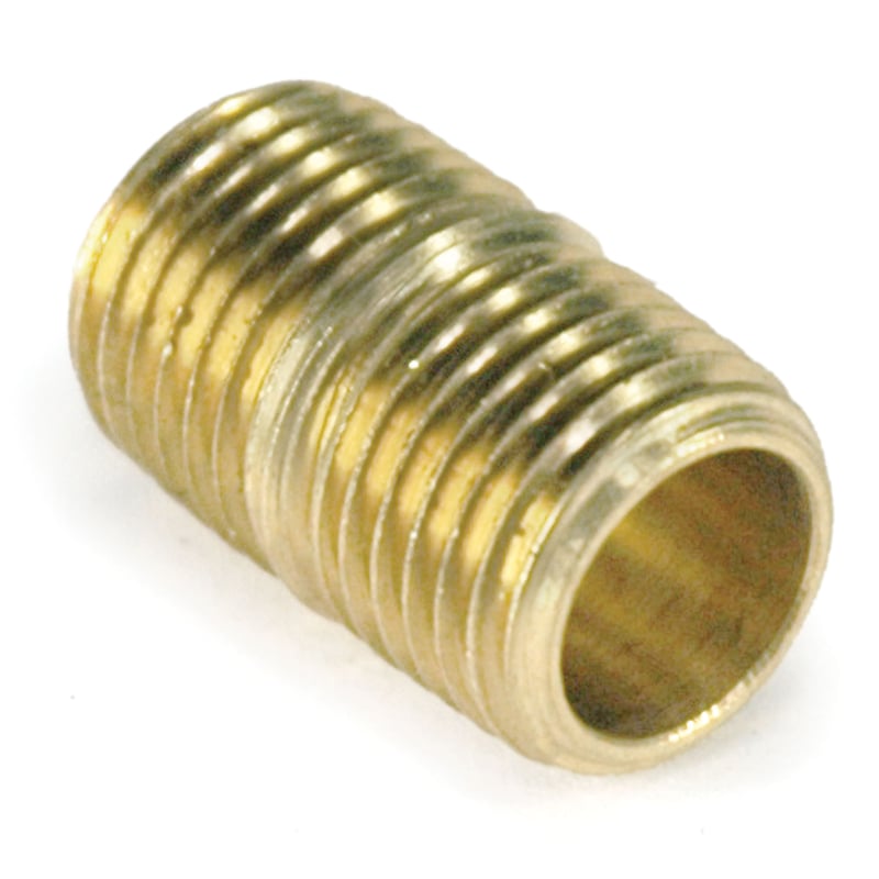 Pipe Nipple, 1/4″ NPT, Close, Brass