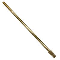 Plug, Water Extension, 300 Series, 3/8" Passage, 13" Length, 1/8" NPT, Brass - Image 1