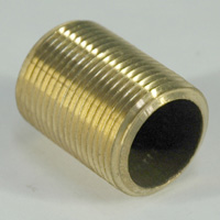 Pipe Nipple, 3/4" NPT, Close, Brass