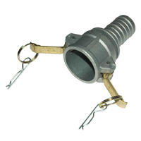 Cam & Groove Coupling, Type C 1-1/2" Aluminum, Female Coupler x Hose Shank - Image 2