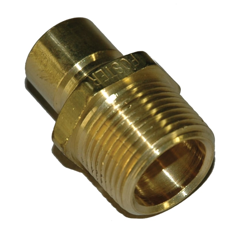Plug, Water, 500 Series, 1/2″ Passage, 3/4″ NPT Male, Brass