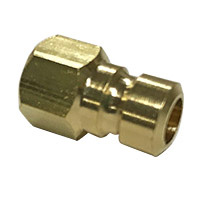 Plug, Water, 200 Series, 1/4″ Passage, 1/16″ NPT Female, Brass
