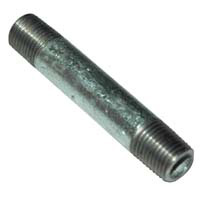 Pipe Nipple, 1/4″ NPT, 3″ Length, Galvanized Steel