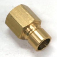 Plug, Water, 500 Series, 1/2″ Passage, 1/2″ NPT Female, Brass