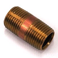 Pipe Nipple, 1/2″ NPT, 1-1/2″ Length, Brass