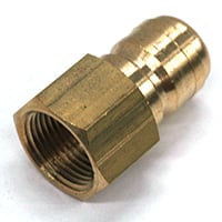Plug, ST Series, 3/4″ Body, 3/4″-14 Female NPT, Brass