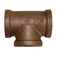 Tee, 3/4″ NPT, Bronze.