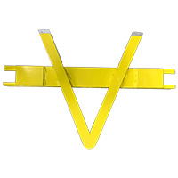 V-Bracket with Aluminum Cleats, for Style 1 Drum Holder (30 Gallon Drums).