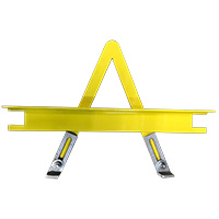 V-Bracket with Aluminum Cleats, for Style 1 Drum Holder (30 Gallon Drums).