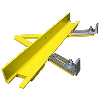 V-Bracket with Aluminum Cleats, for Style 1 Drum Holder (30 Gallon Drums).