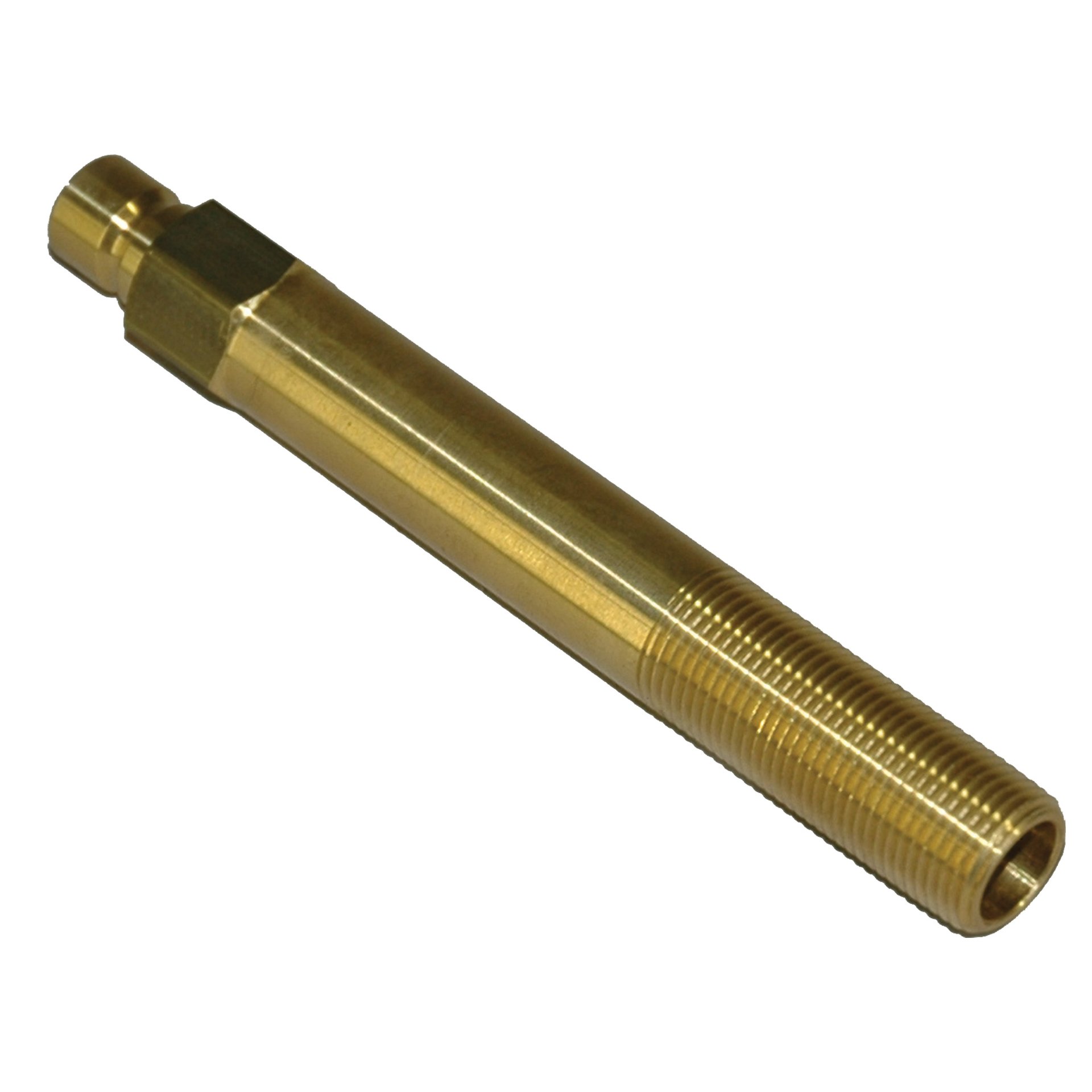 Plug, Water Extension, 300 Series, 3/8" Passage, 5.5" Length, 3/8" NPT, Brass - Image 2