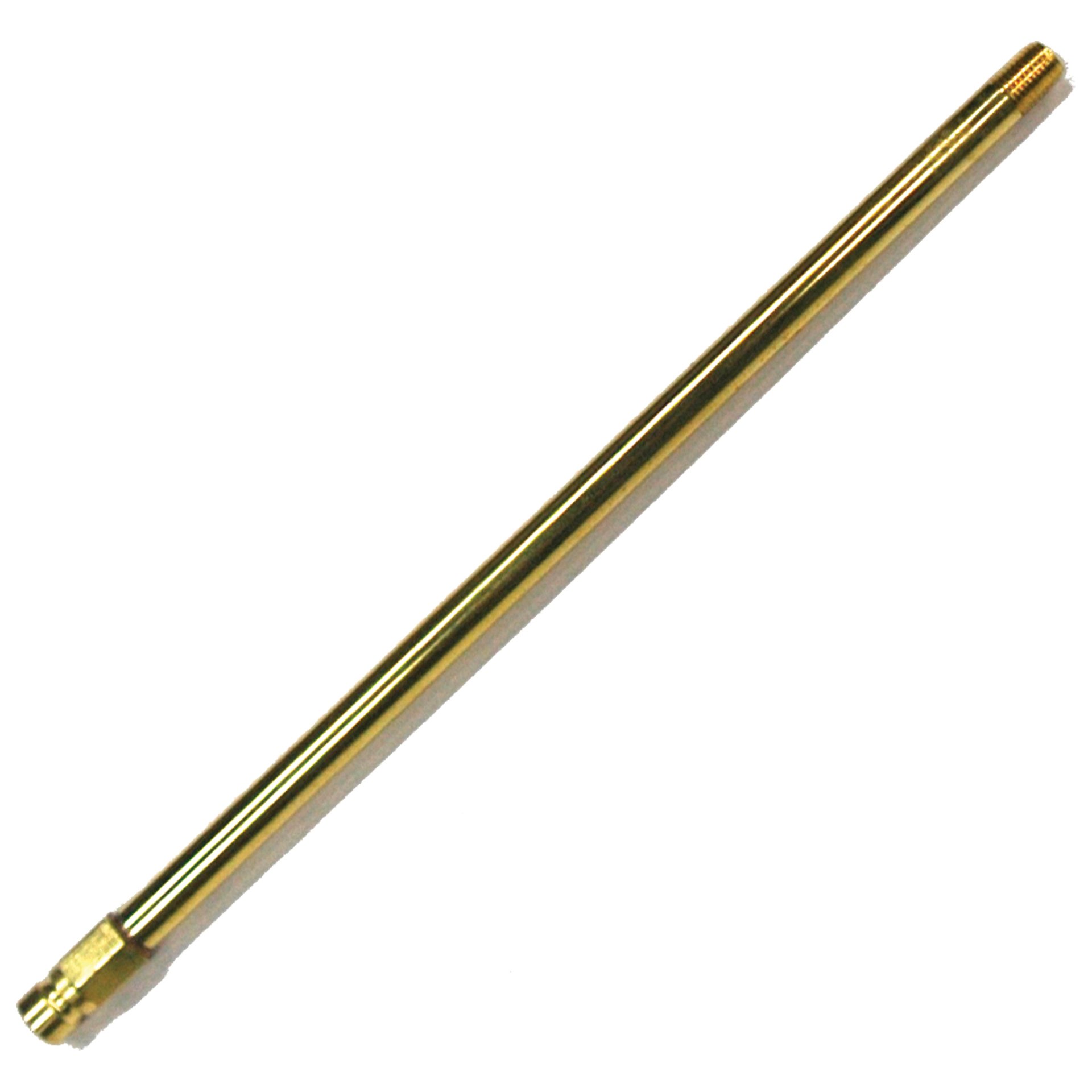 Plug, Water Extension, 200 Series, 1/4" Passage, 8.5" Length, 1/16" NPT, Brass - Image 1