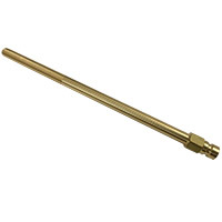 Plug, Water Extension, 200 Series, 1/4″ Passage, 7″ Length, 1/16″ NPT, Brass