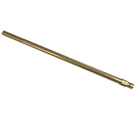 Plug, Water Extension, 300 Series, 3/8" Passage, 14" Length, 1/4" NPT, Brass - Image 1