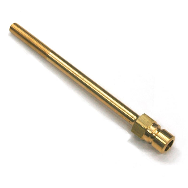 Plug, Water Extension, 300 Series, 3/8″ Passage, 5.5″ Length, 1/16″ NPT, Brass