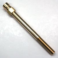 Plug, Water Extension, 300 Series, 3/8" Passage, 5.5" Length, 1/8" NPT, Brass - Image 1