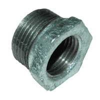 Bushing, Hex, 3/4″ x 1/2″ NPT, Galvanized Steel
