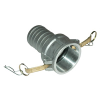 Cam & Groove Coupling, Type C 2-1/2" Aluminum, Female Coupler x Hose Shank - Image 2
