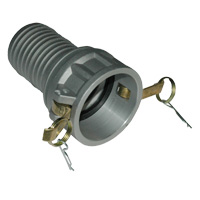 Cam & Groove Coupling, Type C 3" Aluminum, Female Coupler x Hose Shank