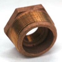 Bushing, Hex, 1-1/2″ x 3/4″ NPT, Bronze