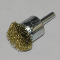 Brass Circular Flared End Brush, 1-1/4″ Brush Diameter