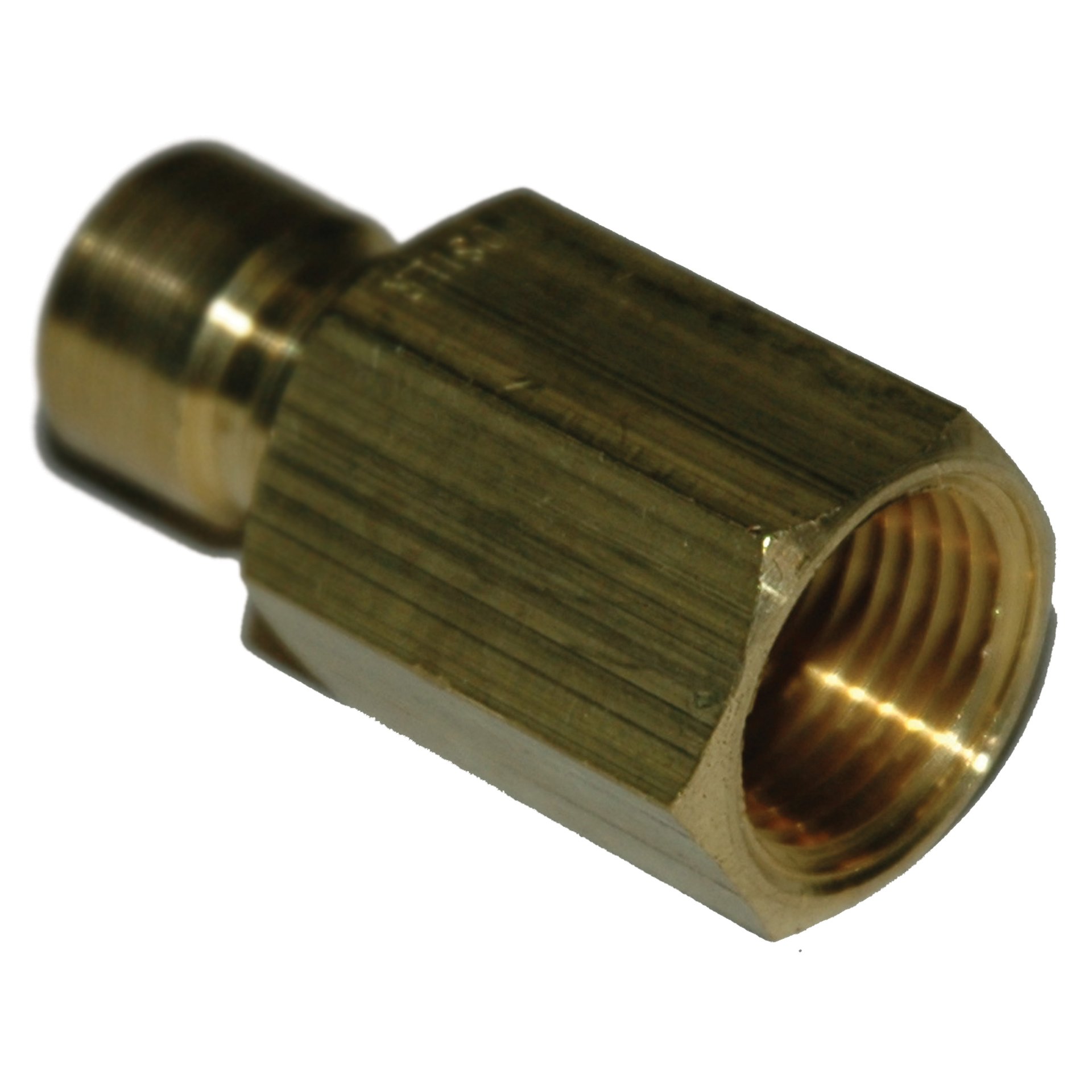 Plug, Water, 300 Series, 3/8" Passage, 3/8" NPT Female, Brass - Image 2