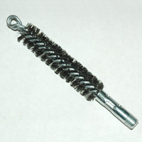 Brush, Heavy Duty Barrel, 25mm OD, High Carbon Steel, Double Stem And Spiral - Image 1