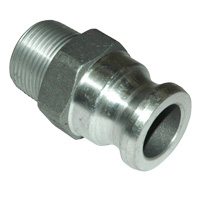 Cam & Groove Coupling, Type F 1" Aluminum, Male Adapter x Male NPT Thread - Image 2