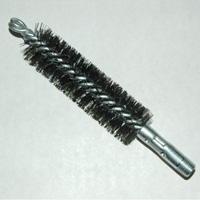 Brush, Heavy Duty Barrel, 32mm OD, High Carbon Steel, Double Stem And Spiral