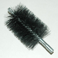 Brush, Heavy Duty Barrel, 3-1/2″ OD, High Carbon Steel, Double Stem And Spiral