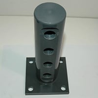 PVC Manifold with Flange, for Lime Buster II and III, 4 Ports - 1/2" NPT - Image 2