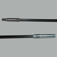 Cleaning Brush Extension Rod, 36" Long, 5/16"-18 Male and 1/8" NPT Male x 5/16"-18 Female Thd