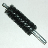 Brush, Heavy Duty Barrel, 1-1/2″ OD, High Carbon Steel, Double Stem And Spiral