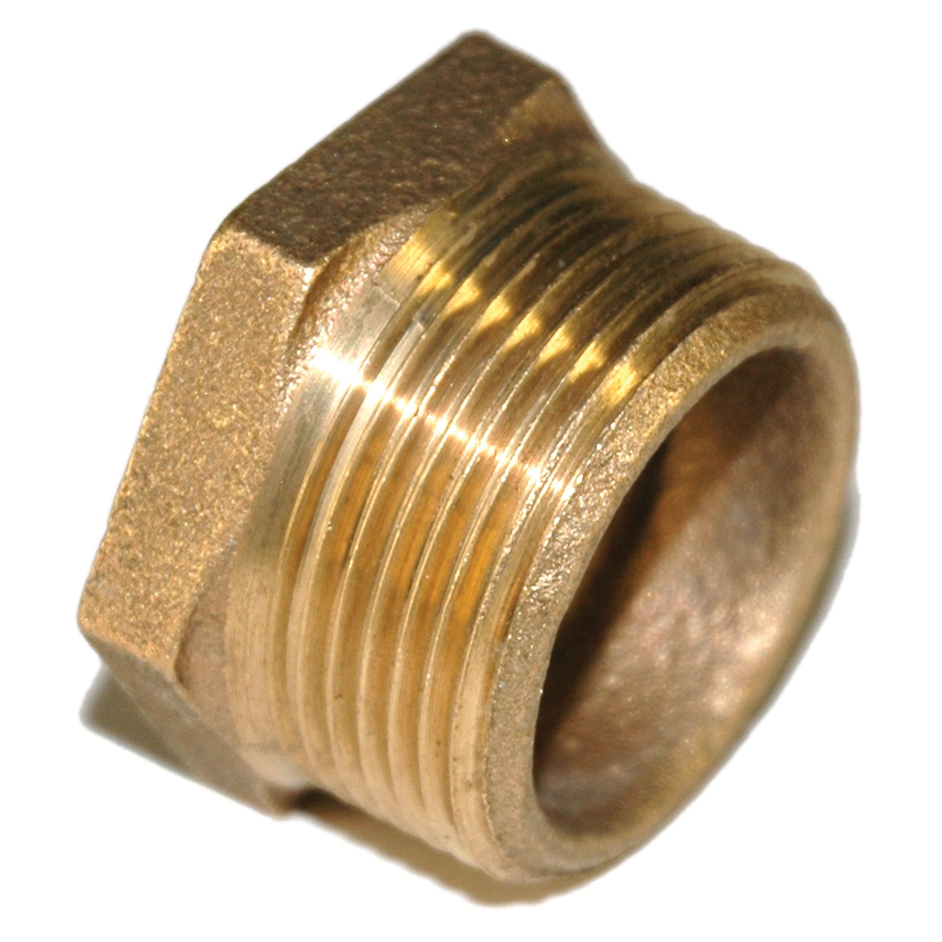 Bushing, Hex, 1-1/4" x 3/4" NPT, Bronze - Image 1
