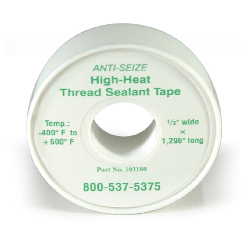 PTFE Tape, 1/2″ Wide, 108 ft” Long, Poly