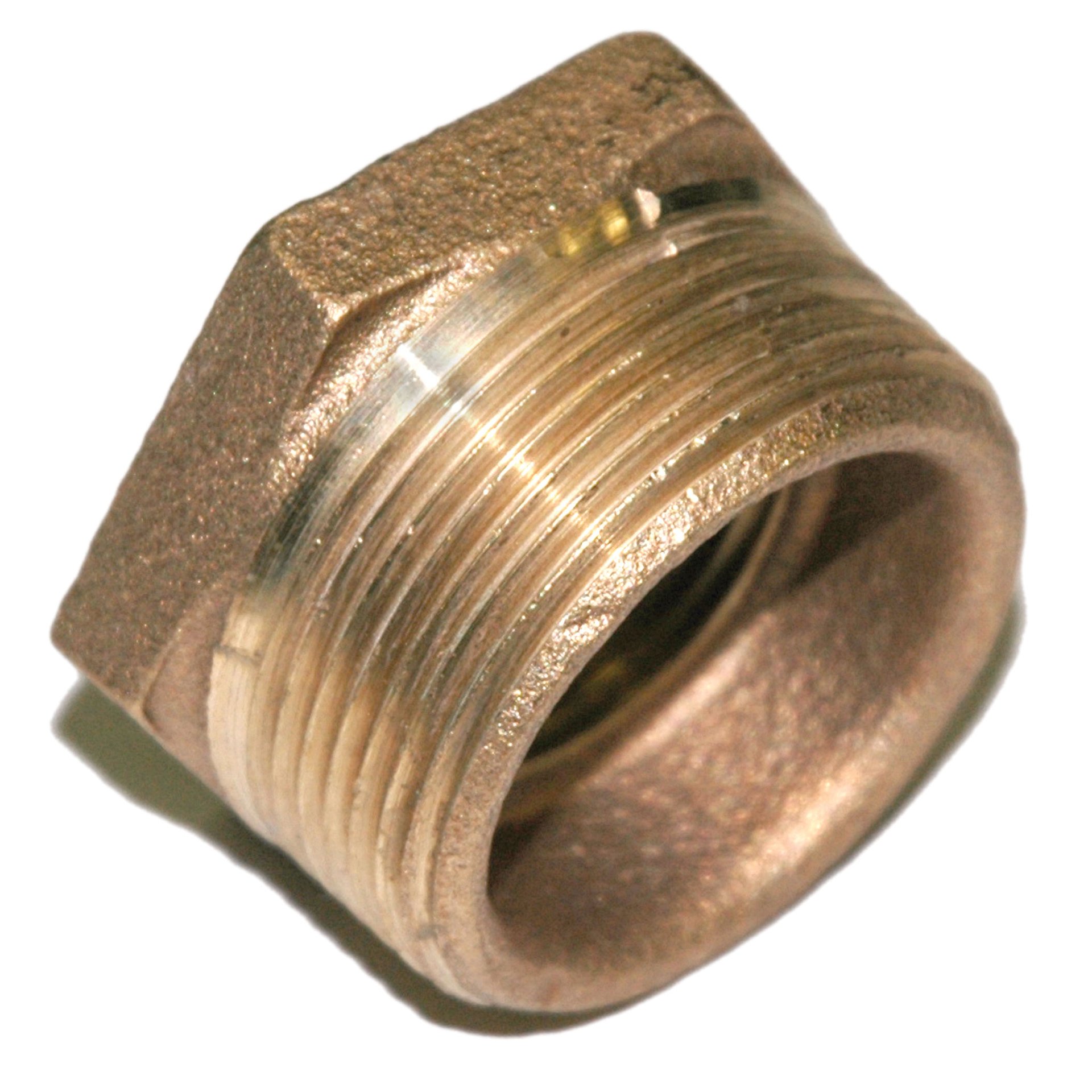 Bushing, Hex, 1-1/2" x 1" NPT, Bronze - Image 1