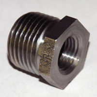 Bushing, Hex, 1-1/2″ x 1/2″ NPT, Galvanized Steel