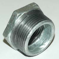 Bushing, Hex, 1-1/4″ x 1″ NPT, Galvanized Steel
