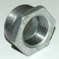 Bushing, Hex, 1-1/4" x 1" NPT, Galvanized Steel - Image 2