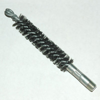 Brush, Heavy Duty Barrel, 24mm OD, High Carbon Steel, Double Stem And Spiral - Image 1