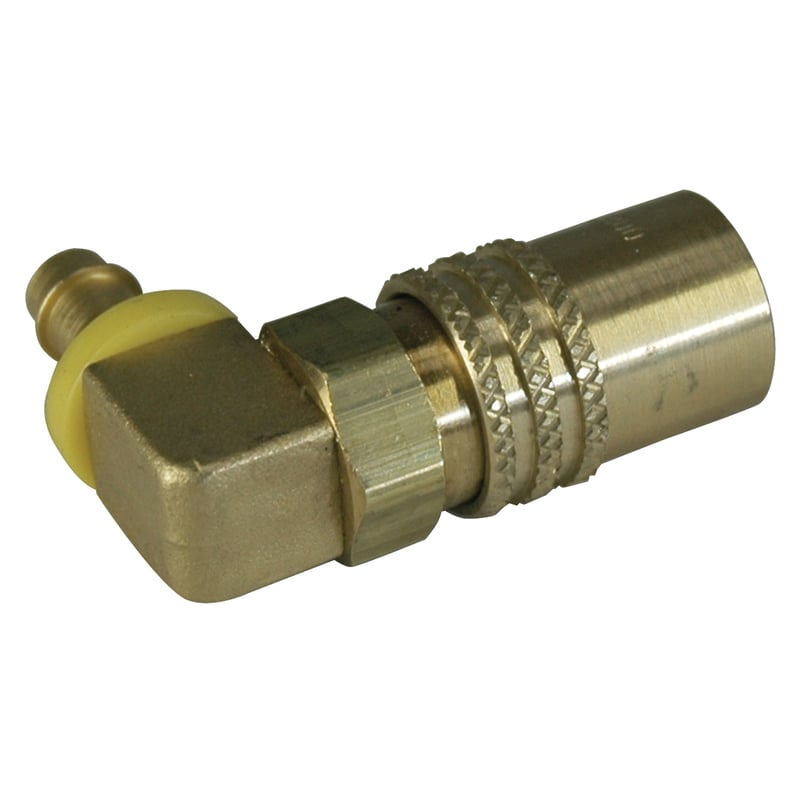 Coupler, Water, 3/8" Passage, 3/8"Hose Barb