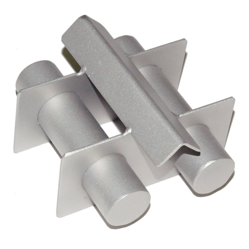 Hopper Magnet, Heavy Duty 4″ Square, 304