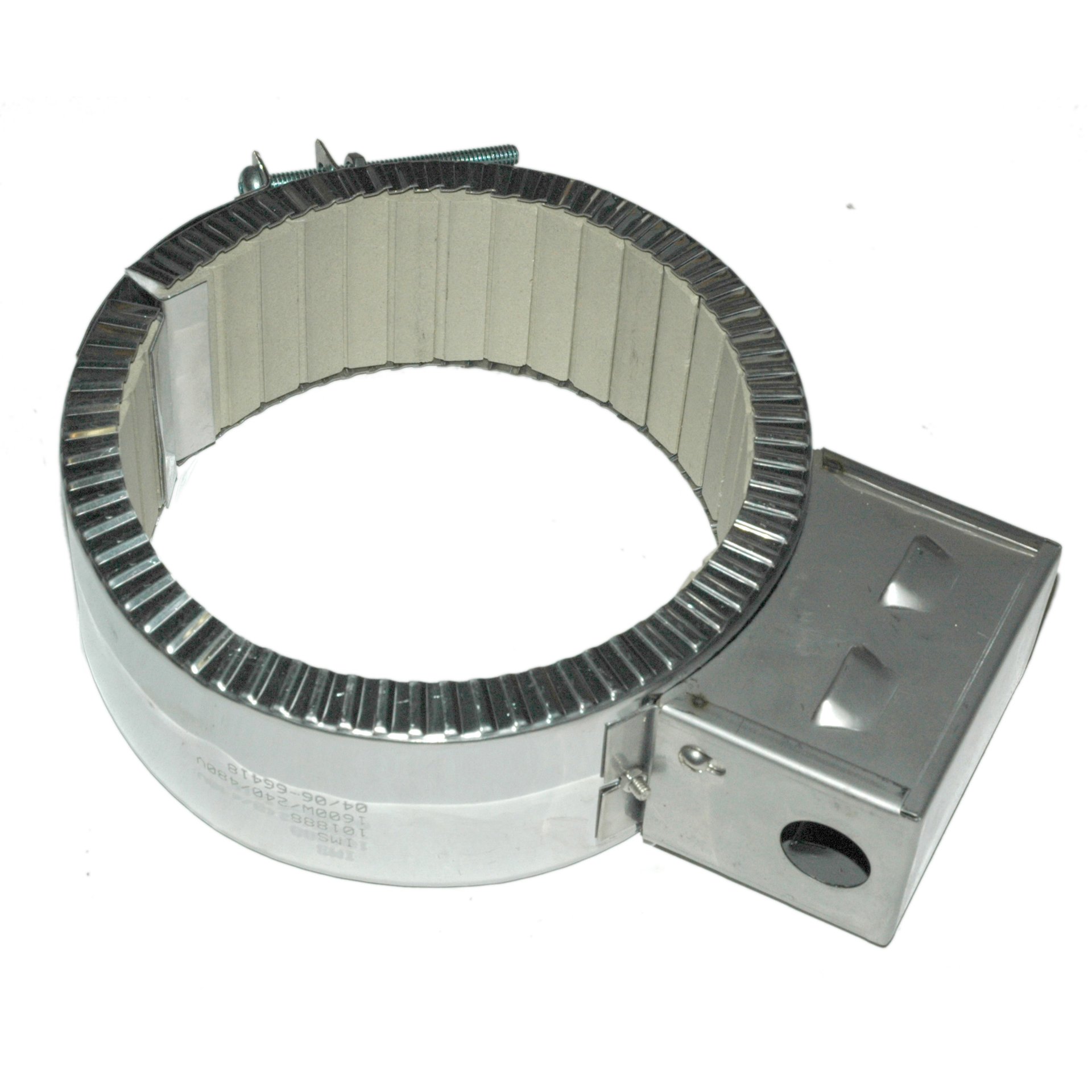 Heater Band, 6 to 6-1/2" Inside Diameter x 2-1/2" Wide, 240/480 Volt, 1600 Watts, Ceramic - Image 2