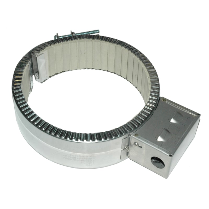 Heater Band, 7-1/2 to 8" Inside Diameter x 2-1/2" Wide, 240/480 Volt, 2000 Watt, Ceramic